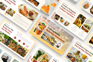 Food Google Slide, a Presentation Template by YossyOneStd
