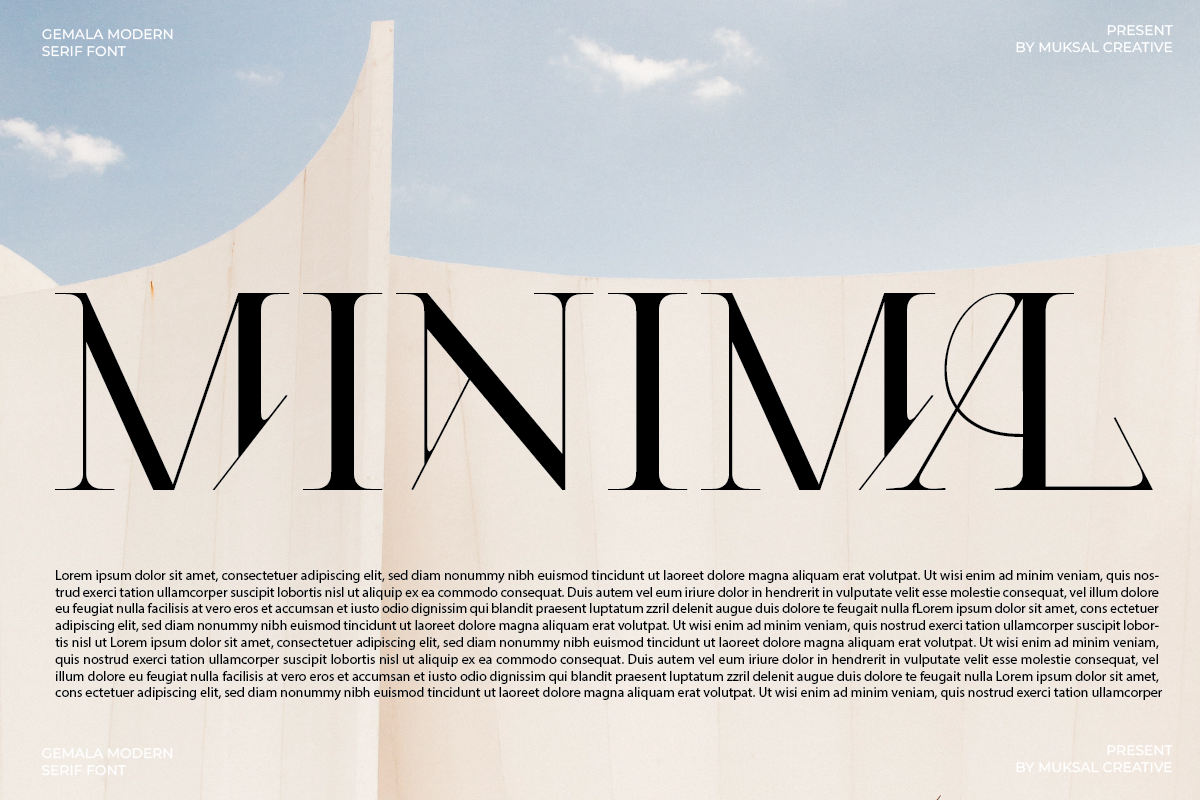 Gemala, a Serif Font by Muksal Creative (Photo 8 of 10)