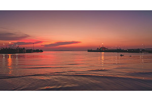 Fishing harbor and industrial pier, a Nature Photo by Goinyk