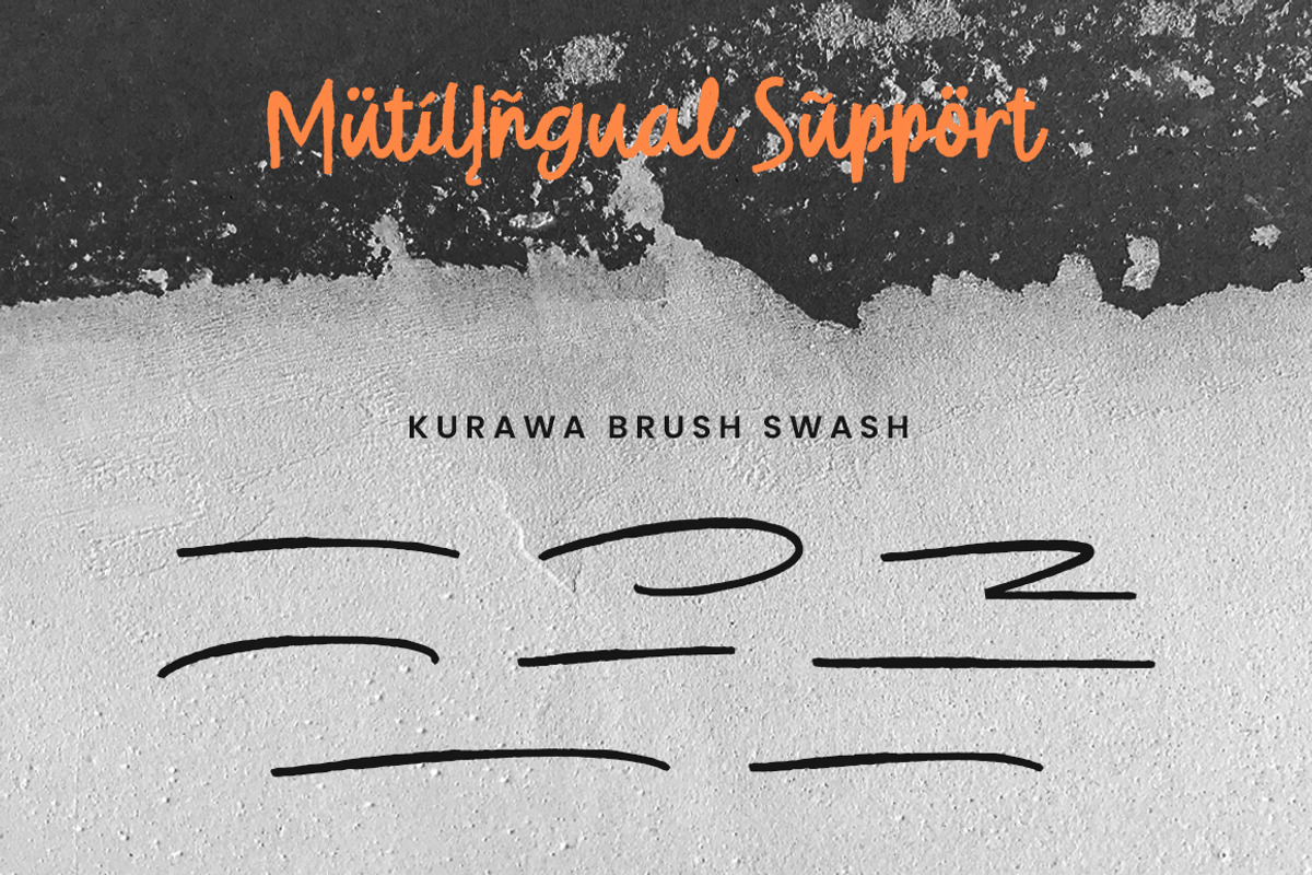 Kurawa Brush Handwritten Font, a Handwritten Font by nizarbagasm (Photo 7 of 8)