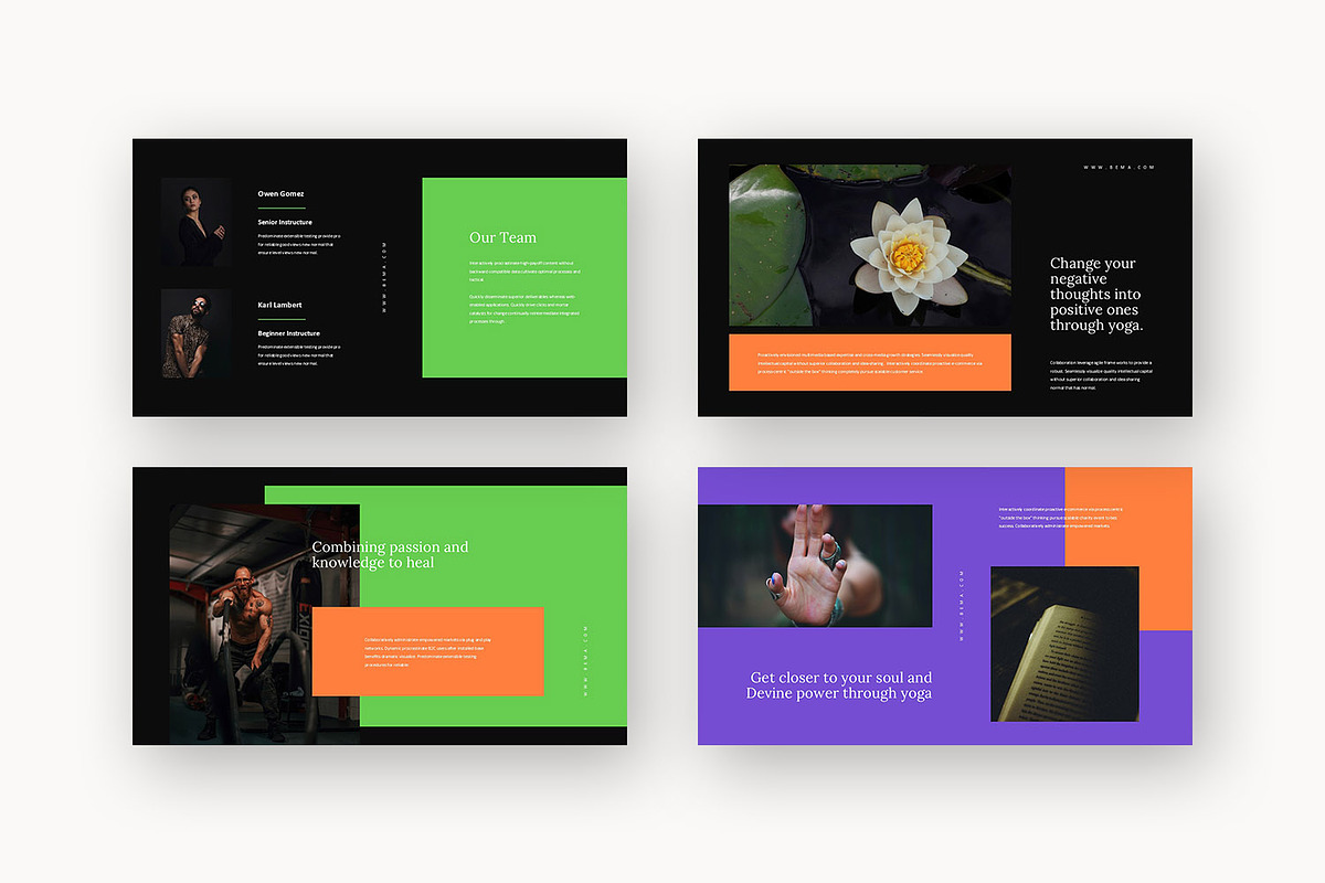 Bema : Fitness Trainer Keynote, a Presentation Template by Punkl Camp (Photo 11 of 16)