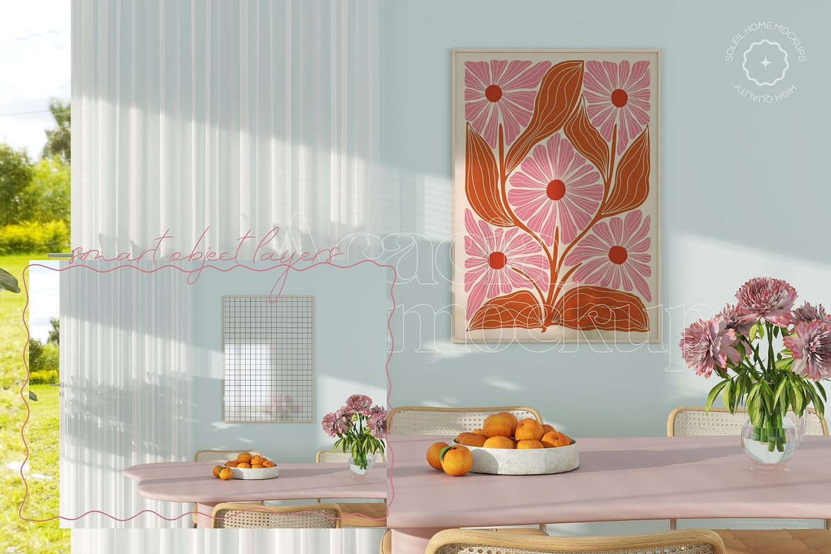 ACACIA | Dopamine Frame Mockup Set, a Household Mockup by SoleilHomeMockups (Photo 6 of 12)