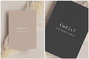 Card Mockup 5x7, PSD, a Print Template by Snoflinga (Thumbnail 3 of 3)