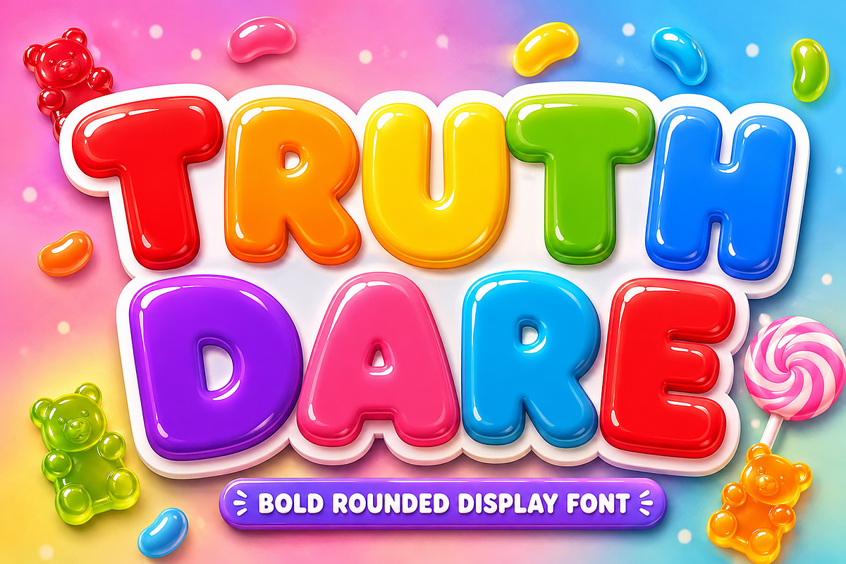Truth Dare, a Slab Serif Font by Wow Magic (Photo 6 of 9)