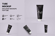 Minimal Cosmetic Tube PSD Mockup, a Packaging Mockup by AKASH-DESIGNS (Thumbnail 1 of 5)