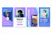 Podcast Instagram Stories Canva, a Social Media Template by Crevo Studio (Thumbnail 6 of 10)