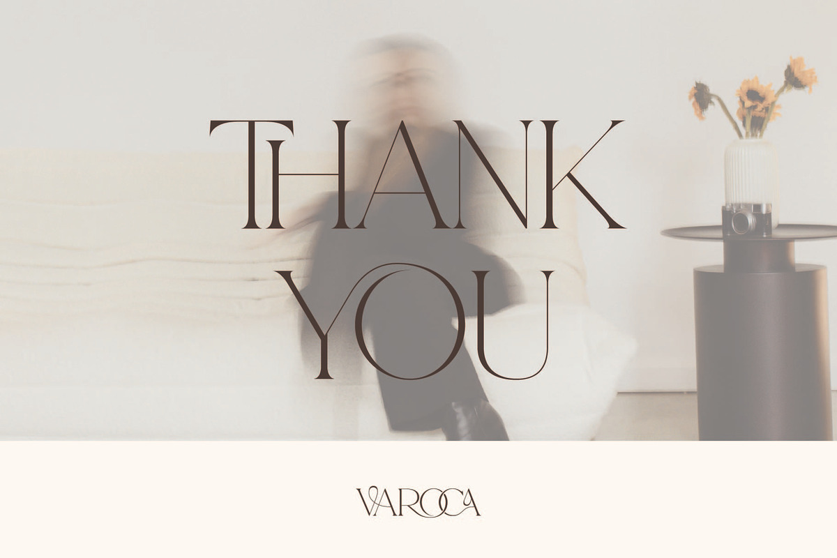 Varoca - Modern Serif Font, a Serif Font by Aqeel_Art (Photo 12 of 12)
