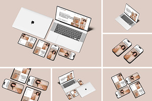High Quality Multi Device Mockup, a Wearable Device Mockup by AnasStudio