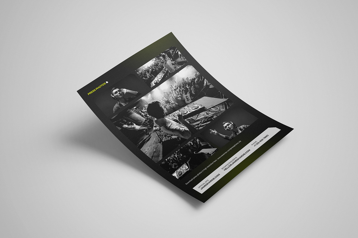 Event DJ Press Kit / Resume Template, a Resume Template by vinyljunkie (Photo 7 of 8)