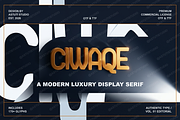 Ciwaqe - Elegant Serif Typeface, a Serif Font by Astuti Studio (Thumbnail 2 of 25)