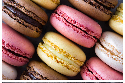 Macarons collage, a Food & Drink Photo by etorres69