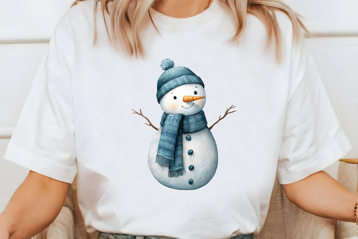 Watercolor Blue Winter PNG, an Illustration by Libby Wishes (Photo 4 of 7)