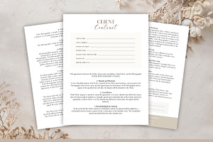 Newborn Photography Client Contract, a Templates & Theme by Princess & the Pea Design