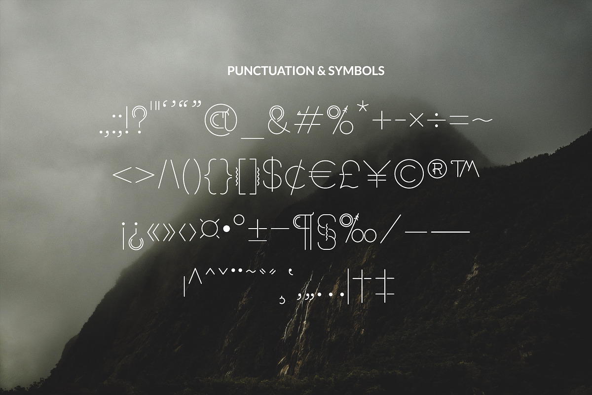 Sacred North Display Font + Extras, a Font by Jonas Stensgaard (Photo 13 of 15)