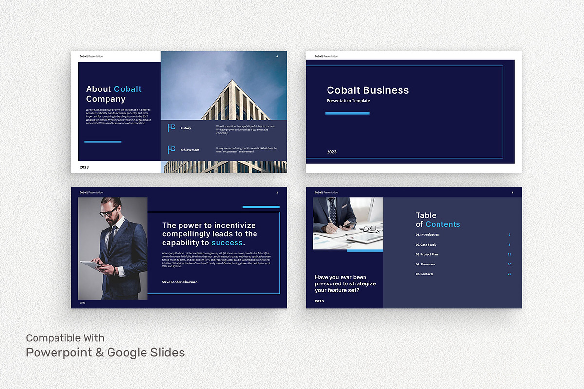 Cobalt - Business Presentation, a Presentation Template by Birka Studio (Photo 2 of 4)