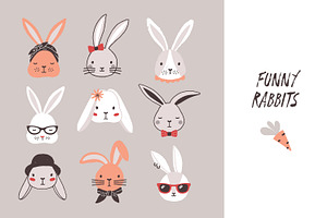 Cute Rabbit Set