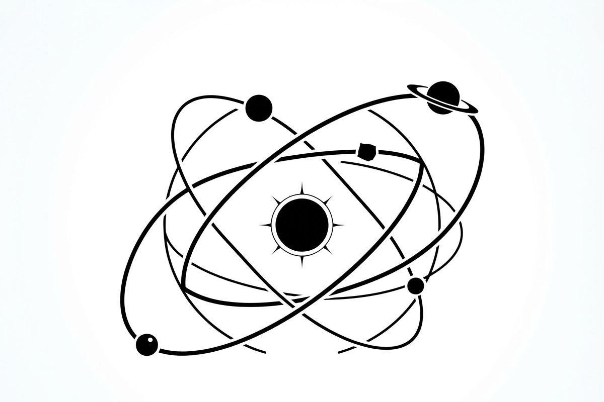 60 Planet Orbit Abstract Silhouette, an Empty State Illustration by Amazin_art (Photo 17 of 35)