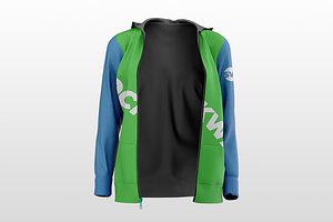 Women's Sports Jacket Mockup