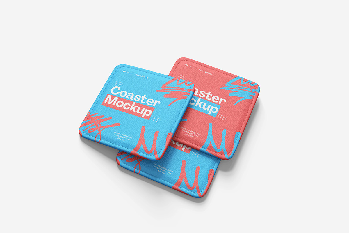 Coaster Mockup, a Product Mockup by Indah (Photo 3 of 6)