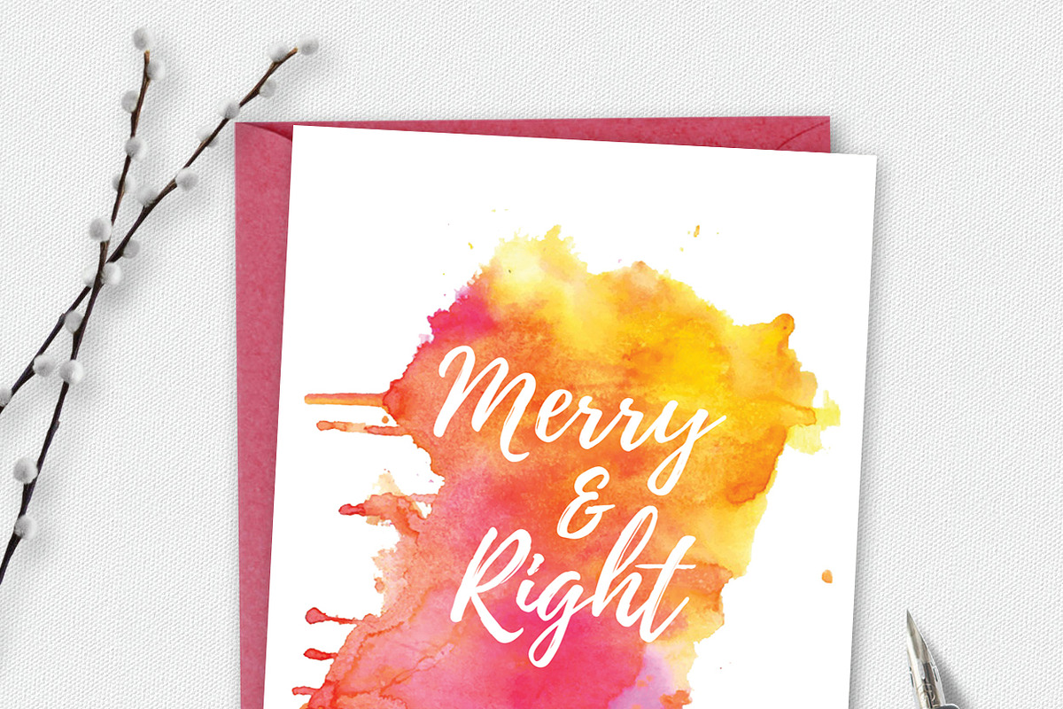 Christmas Party Card Template, an Invitation Template by graphicforest (Photo 1 of 2)