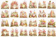 Summer Funny Fence Clipart, an Illustration by Craft Nest (Thumbnail 6 of 12)