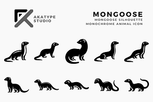 Mongoose Icon Vector, a Solid Icon by Akatype Studio