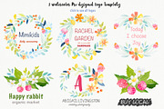 Watercolor Botanical DIY pack, an Illustration by Mockup Up! (Thumbnail 1 of 4)