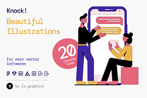 Knock! Illustration Kit