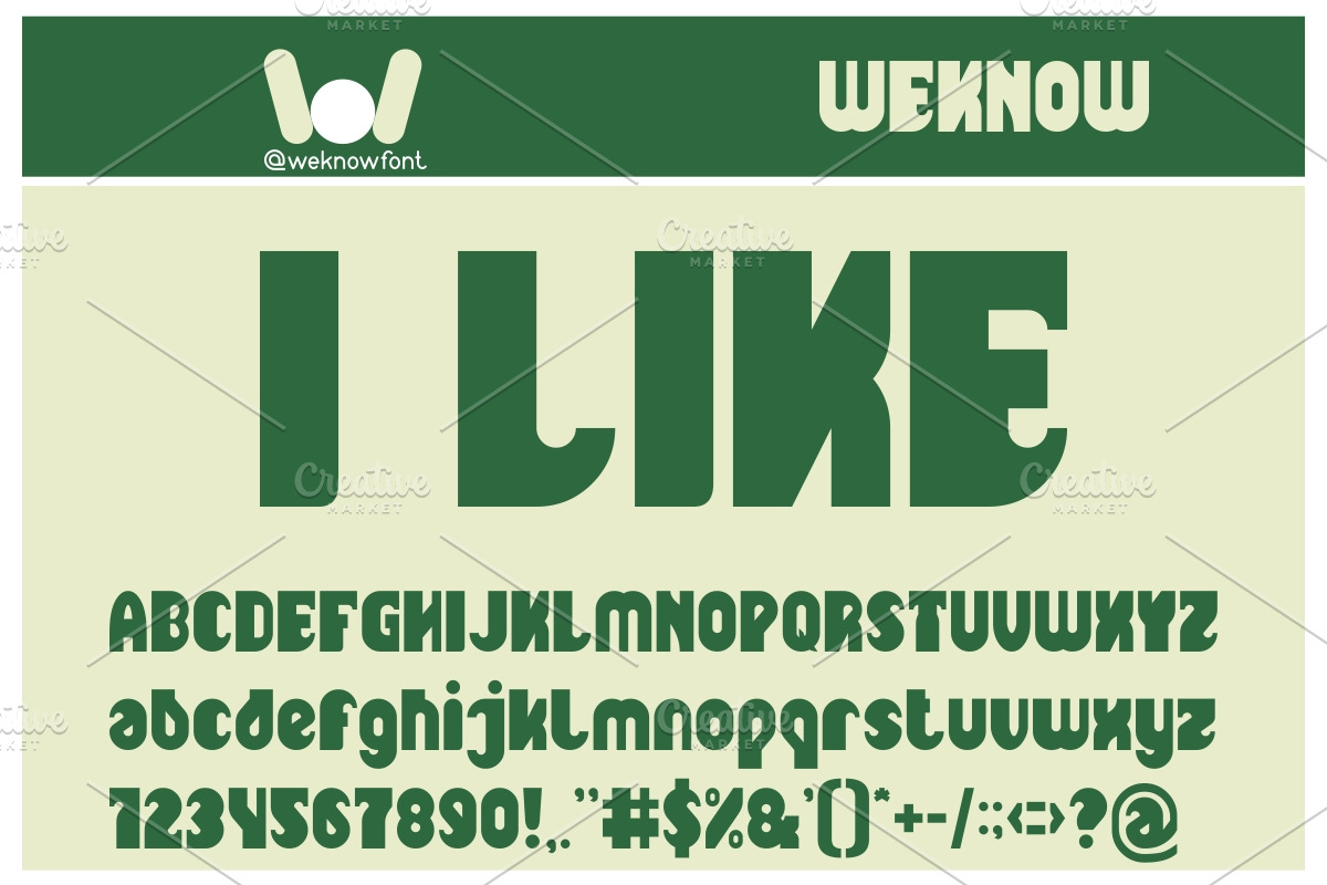 One Thousand font, a Font by weknow (Photo 3 of 9)