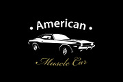 T-Shirt Print Muscle Car Vector, a Sport Illustration by Plaid4You (Thumbnail 3 of 8)