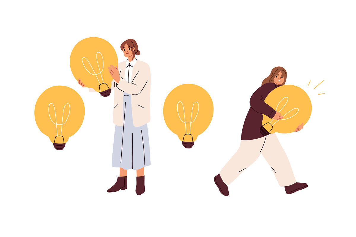 People search for ideas concept set, a Person Illustration by Good Studio (Photo 7 of 14)