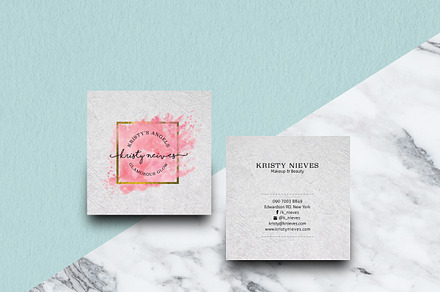 Square Business Template Card