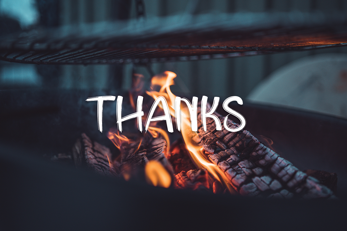 Winter Bonfire | Script Font, a Script Font by Scratchones (Photo 5 of 8)