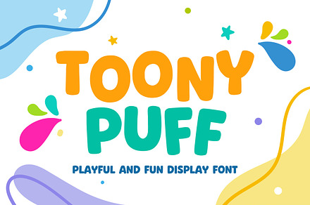 Toony Puff - Cheerful Display Font