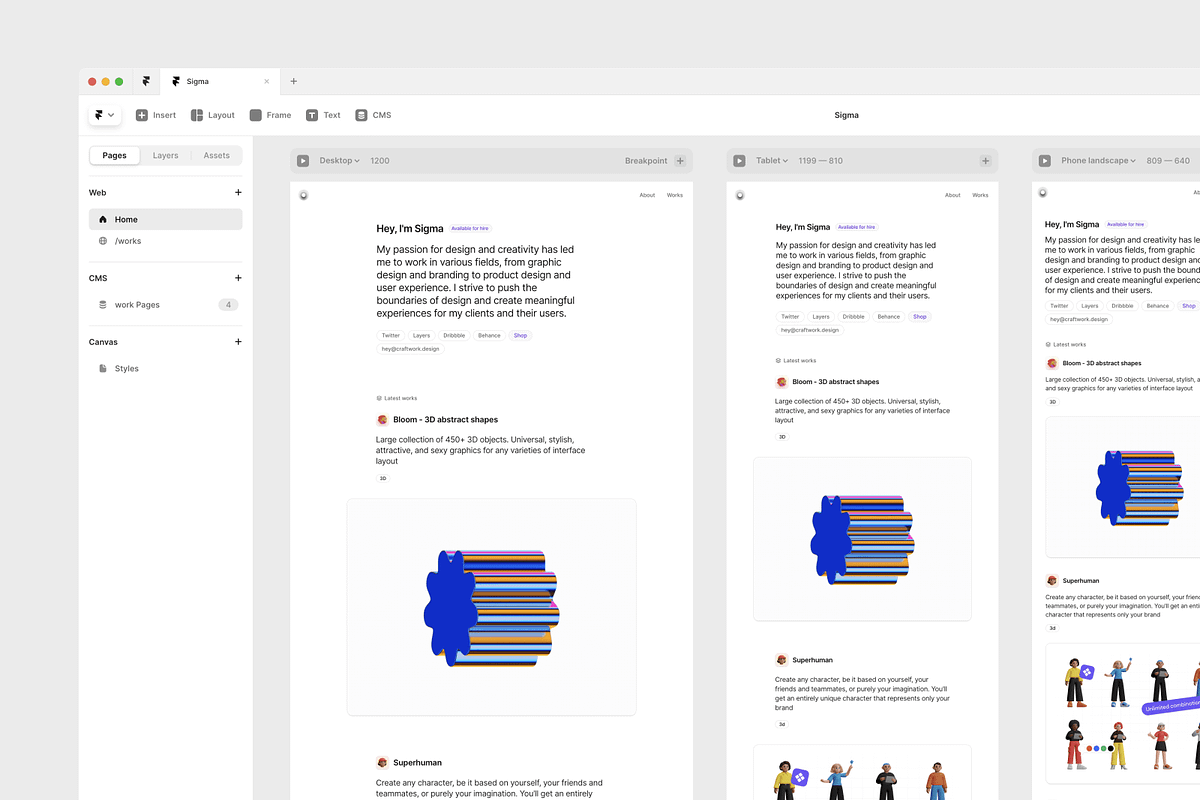 Sigma, a Landing Page Template by Craftwork (Photo 2 of 7)