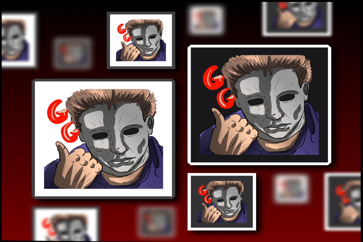 Shape DBD Twitch emotes, an Illustration by Custom Fonts & Patterns (Photo 4 of 6)