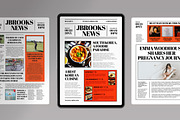 White Orange Bold E-Newspaper, a Templates & Theme by graphicook (Thumbnail 2 of 4)