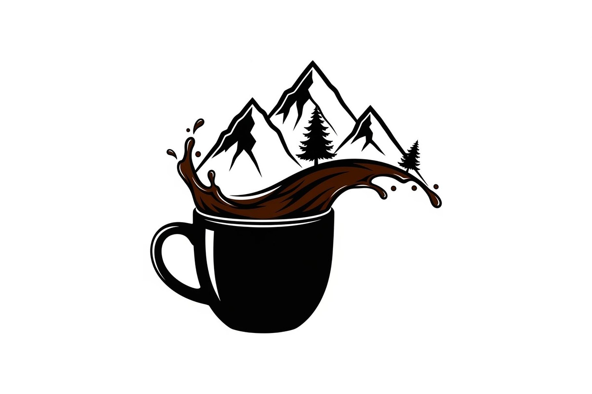 Mountain Coffee Cup Design Bundle, an Illustration by yasushie (Photo 26 of 31)