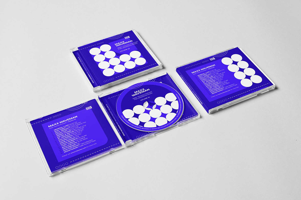 DJ Mixtape Podcast CD Cover Artwork, a Print Template by vinyljunkie (Photo 6 of 6)
