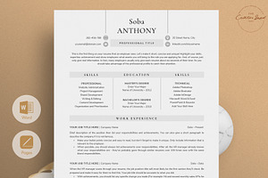 Resume/CV - The Soba