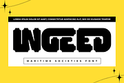 Maritime Societies Font, a Sans Serif Font by 177Studio (Thumbnail 3 of 8)