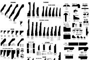 Molding Kitbash V1 - 128 Profile Set, an Architecture 3D Model by RoHo Productions (Thumbnail 7 of 28)