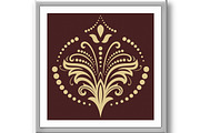 Floral Vector Abstract Pattern, a Decorative Illustration by FineArtStudio (Thumbnail 2 of 3)
