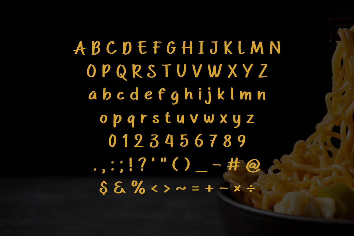 Mie Ayank - Modern Display Font, a Sans Serif Font by Mightyfire (Photo 3 of 3)