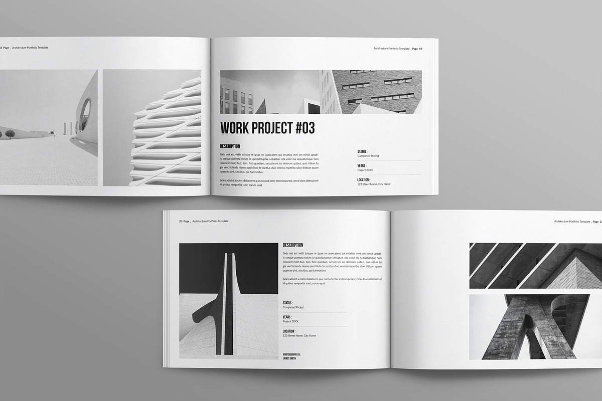 Architecture Portfolio Template Land preview 7