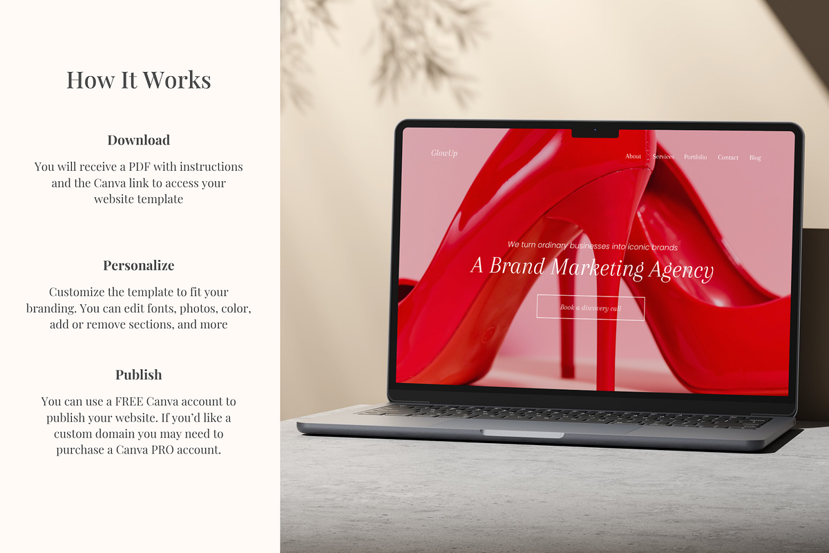 Marketing Agency Website Template, a Landing Page Template by GlamWebDesigns (Photo 8 of 8)