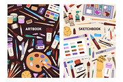 Art supplies, tools set + templates, an Object Illustration by Good Studio (Thumbnail 5 of 11)