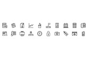125+ Corporate Line Icons, an Outline Icon by Prosymbols (Thumbnail 3 of 3)