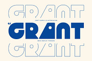 CS Grant – Display Typeface, a Sans Serif Font by Craft Supply Co. (Thumbnail 1 of 8)