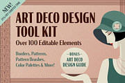 Art Deco Design Tool Kit, a Pattern Graphic by Dandylyon Designs (Thumbnail 1 of 7)